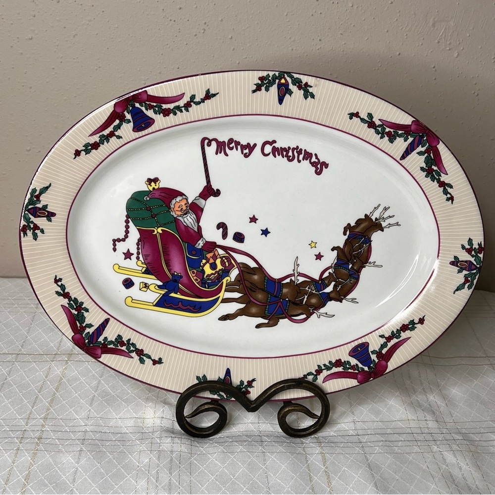 Festive Christmas Serving Platter